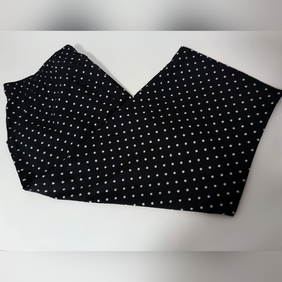 Women's Polka Dots Capris Pants /  Size 16 - Picture 5 of 6